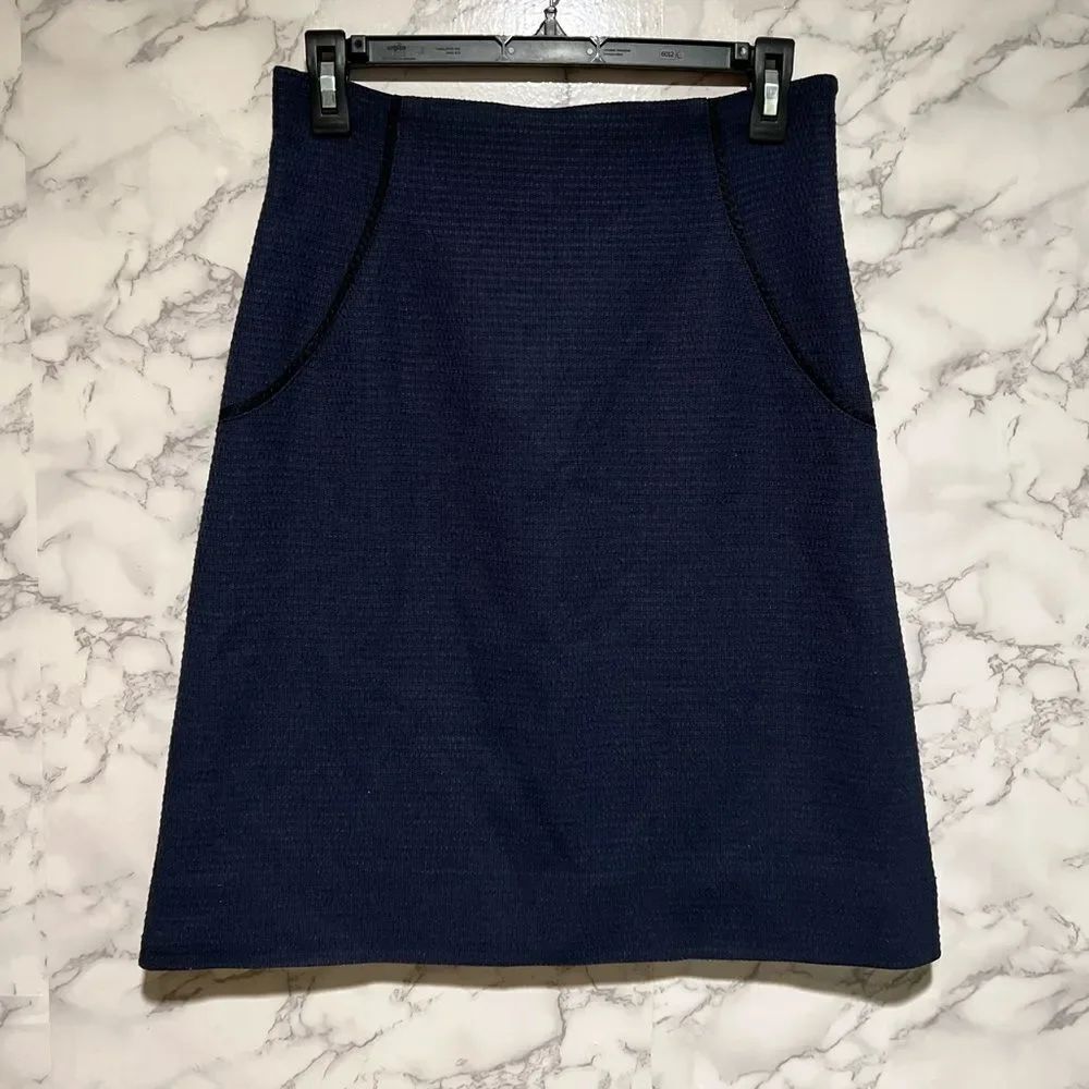 Zac Posen Wool Pencil Skirt